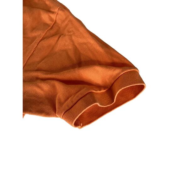 Polo Ralph Lauren Mens L Classic Polo Shirt Short Sleeve Orange Green Logo - Picture 2 of 7